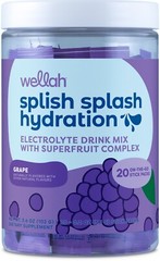 Wellah Splish Splash Hydration (Grape) 20 Stick Packs – Electrolyte complex