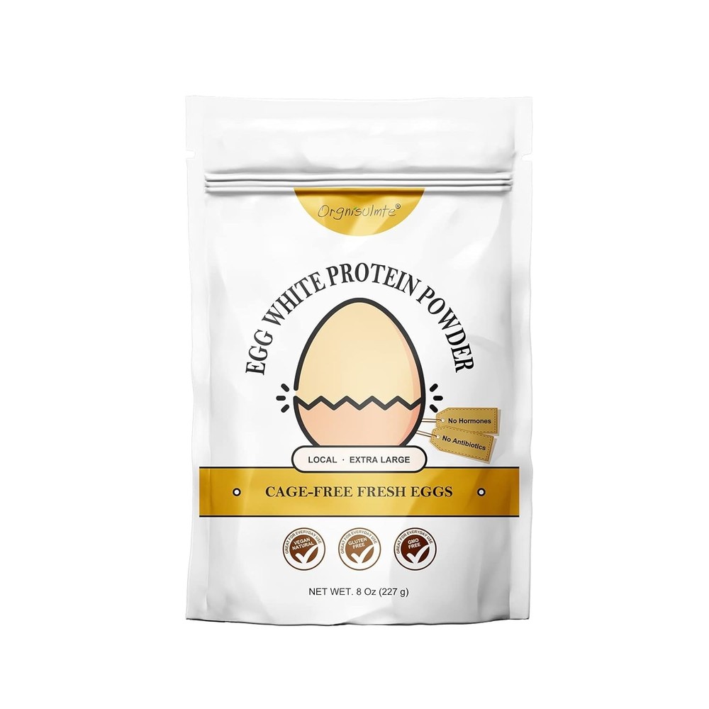 Egg White Protein Powder 8 Oz Cage Free Pasteurized Dried Egg Whites Gluten Free