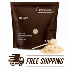 PROMIX Grass-Fed Beef Protein Isolate Unflavored 2.06 lb Protein Powder