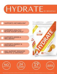 Hydrate – Mango Yuzu Electrolyte Drink Mix | 16‑Serving Bag – NEW Exp 12/26