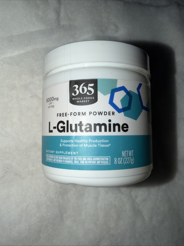 365 WFM, L-Glutamine Free-Form Powder, 8 oz. Exp. 05/28/2027