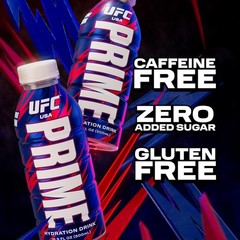 PRIME Hydration Sports Drink – UFC Special, 16.9oz – Berry Freeze (12 Bottles)