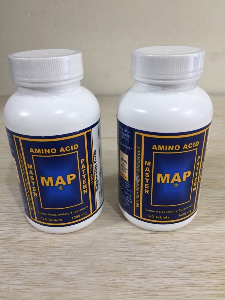 MAP Master Amino Acid Pattern 240ct Tablets Energy Recovery Muscle Growth