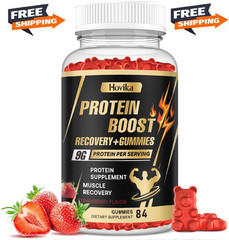 Whey Protein Gummies, 9g Protein per Serving, Easy to Take Snacks for Men & Wome