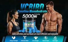 Creatine Monohydrate 5g Per Serving, No Sugar Creatine Supplements Support fo…