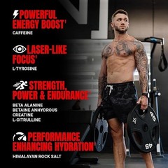 ProSupps Mr. Hyde Signature,Pre Workout Powder Creatine,(Blue Razz, 30 Servings)