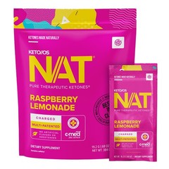 PRUVIT Keto OS NAT Raspberry Lemonade Charged 20 Pack New Free Shipping
