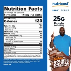 Nutricost Whey Protein Concentrate Powder (Shaq’s Double Double Chocolate) 2LBS
