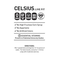 CELSIUS® On-the-Go Powder Sticks Watermelon Ice, Essential Energy 2.5 Oz (14…