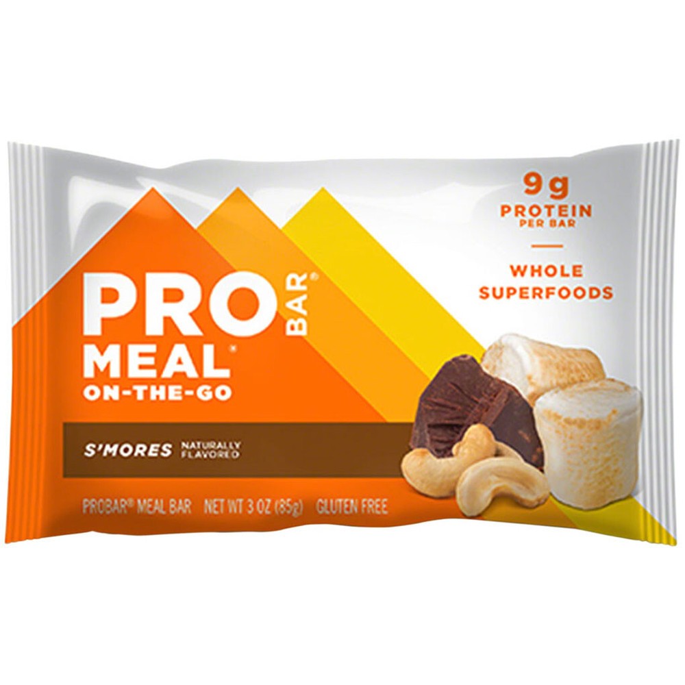 ProBar Meal Bar S’mores Box of 12 Protein Omega 3 6 Fiber GMO Free Organic Vegan