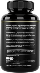 Prime Labs Creatine HCl Capsules – with CON-CRĒT, Rhodiola Root Extract – 60ct.