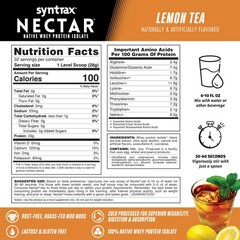 Syntrax Nutrition Nectar, 100% Whey Protein Isolate Powder, Refreshing Fruit …