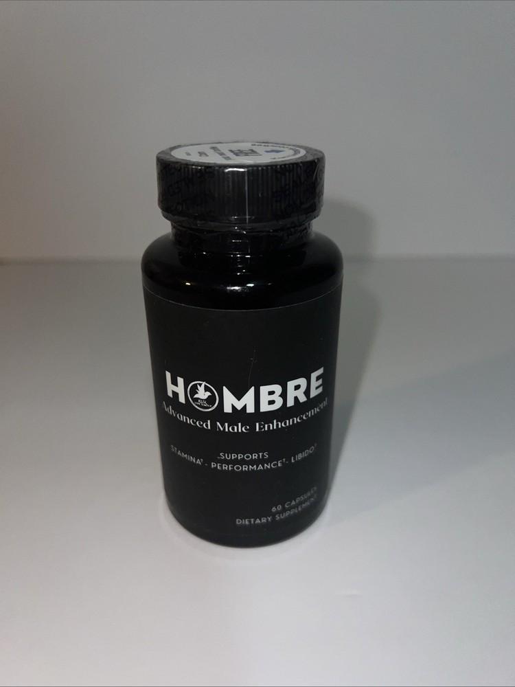 Hombre Enhancing Supplement w Saw Palmetto & Horny Goat Weed 60 Caps 2 per Serv