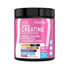 Creatine Monohydrate Powder For Women Strengthen Muscles 5 Grams Per Serving
