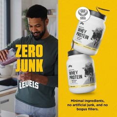 Grass Fed Whey Protein Powder, No Artificials, 24G of Protein, 1.48LB