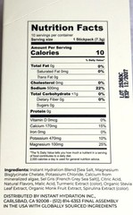 Instant Hydration Electrolyte Powder Packets Lemon Lime – 10 Packets-NEW