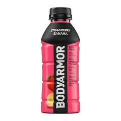 BODYARMOR Sports Drink Strawberry Banana Electrolyte Drink 16oz Bottles Pack of