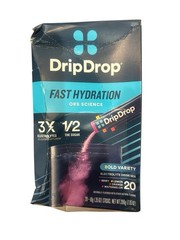 DripDrop Hydration Electrolyte Drink Mix Bold Variety – 20 Count – Ex: 11/28