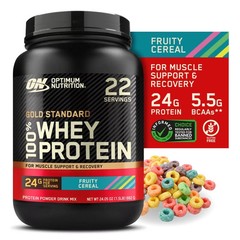 Optimum Nutrition Gold Standard 100% Whey Protein Powder, Fruity Cereal, 1.5 lb