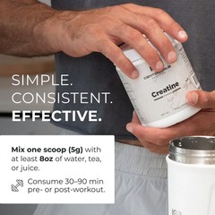 Creapure® Creatine Monohydrate Powder Unflavored 300g | Micronized Creatine S…