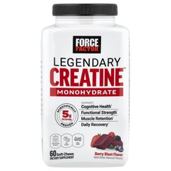 Legendary Creatine Monohydrate, Berry Blast, 60 Soft Chews (2.5 g per Chew)
