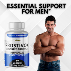 Prostivox- Prostate & Urinary Support- 3 Bottles- 180 Capsules