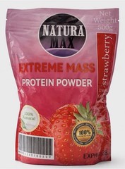 Natura Max Natural Protein Powder Strawberry Vanilla 500g Muscle Gain