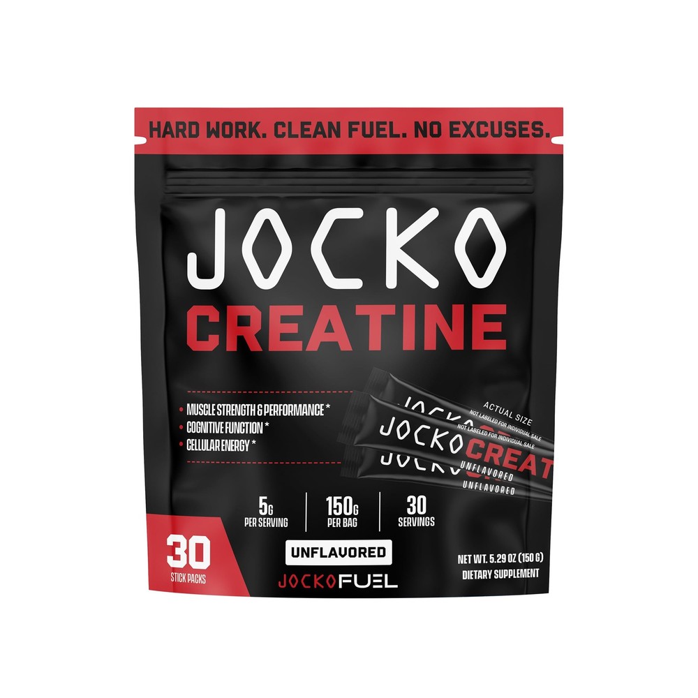Jocko Fuel Creatine Stick Packs – 30 Servings (Pack of 1)