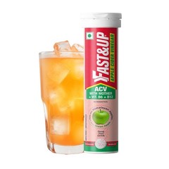 Fast&Up Apple Cider Vinegar Effervescent Tablets Detox 500mg