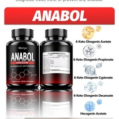 Anabol Hardcore Muscle Builder Mental Clarity 2 Pack Made In the USA FDA