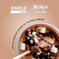 Clean Simple Eats Grass Fed Whey Protein Powder Chocolate Brownie Batter 19 oz
