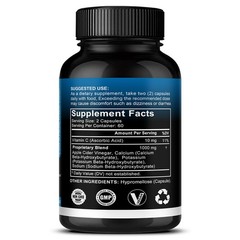Apple Cider Vinegar BHB Salts Supplement Diet Pills Unisex Support Appetite