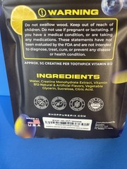 PowerPix Creatine Vitamin B12 Infused Toothpicks Pack of 4 flavors EXP 12/2026