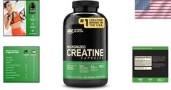 Pure Micronized Creatine Monohydrate Capsules, 2500mg – Keto Friendly, 200 Count