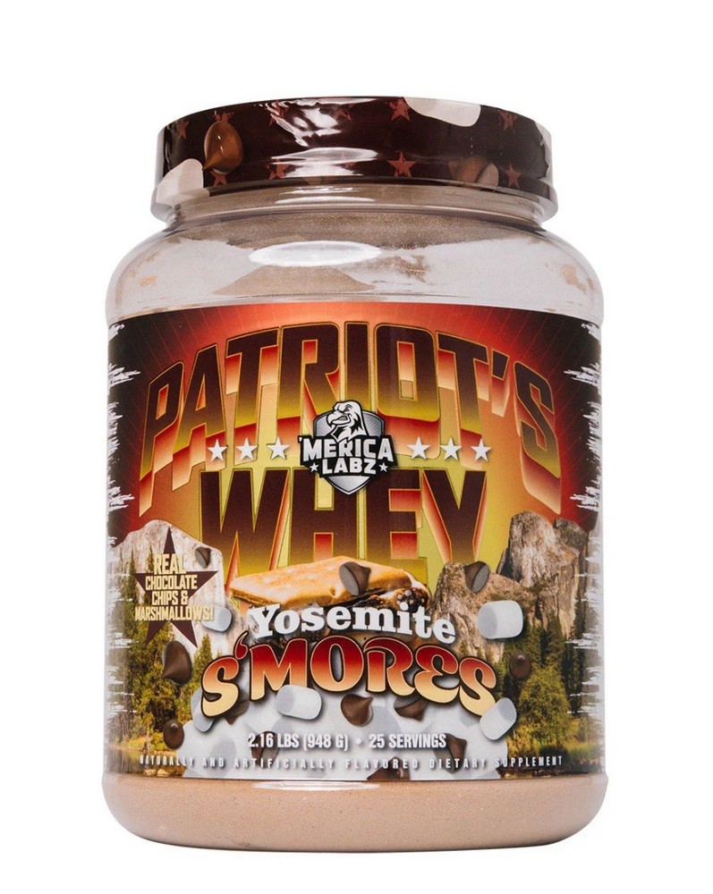 PROTEIN (WHEY) W/ AMINOS – ‘Mercia Labz – Patriot’s Whey: S’mores [2lbs]