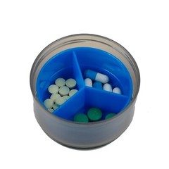 3 in 1 – 500mL/16oz Shaker Bottle with storage for pills and protein powder