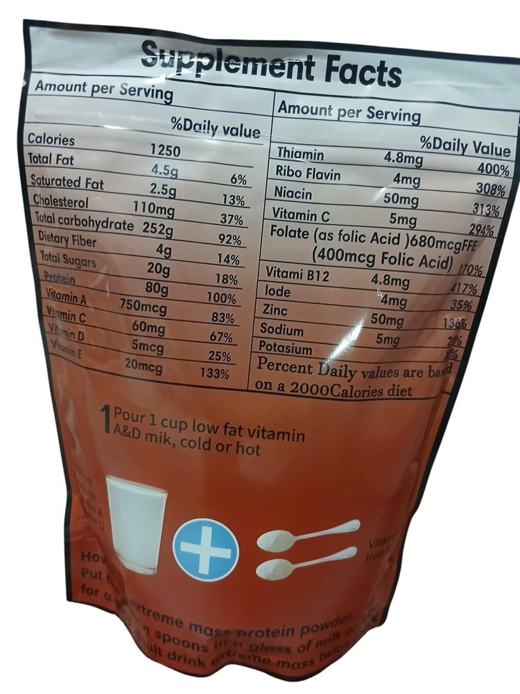 NATURA MAX BIG BUTT PROTEIN POWDER (500g)