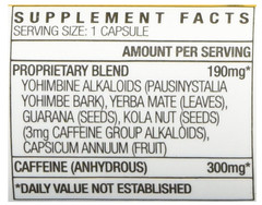 Yellow Hornet Herbal Dietary Supplement 20 x 6ct= 120 Caps