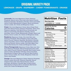 Ultima Replenisher Daily Electrolyte Mix/Original Variety Pack/20 Stickpacks