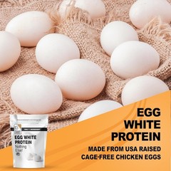 Keto-Friendly Egg White Protein Powder, 8oz – Unflavored Versatility for Health