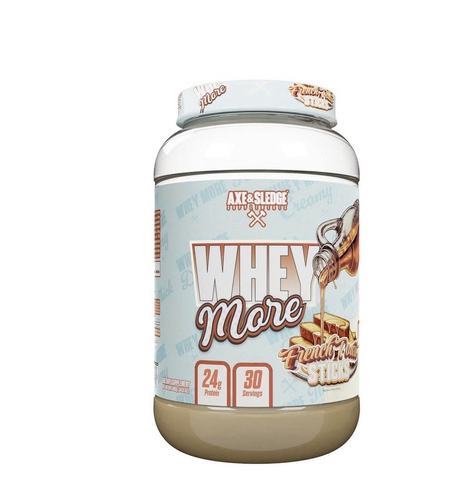 SEALED – Axe & Sledge Whey More French Toast – 34.07 oz. Exp1/2027