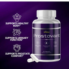 Prostovant- Prostate Support- 3 Bottles- 180 Capsules