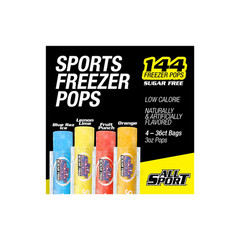 All Sport Sugar Free Freezer Pops 3oz 144 Count Electrolyte Ice Pops Variety