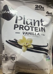 Lot of 2 NuGo Nutrition, Plant Pea Protein, Vanilla, 2 lbs (907 g) Exp 01/2028