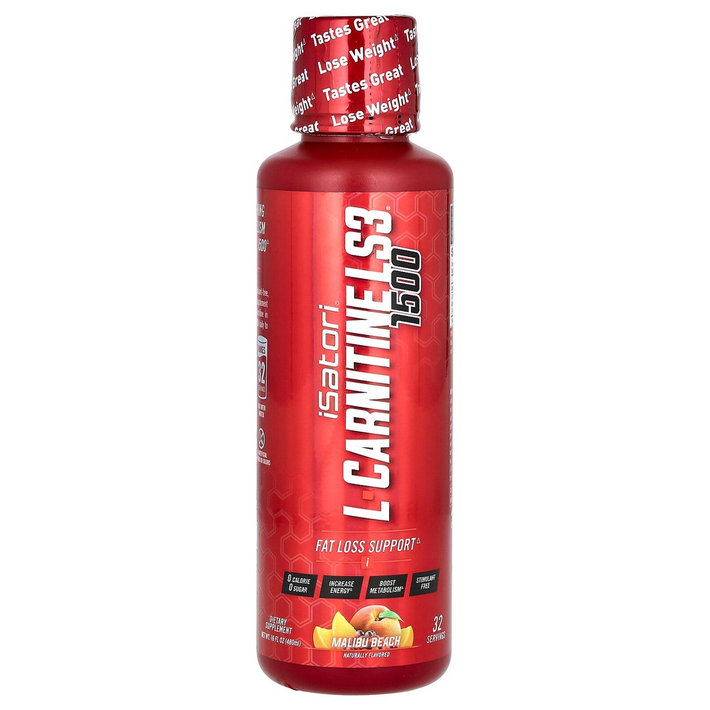 L-Carnitine LS3 1500, Malibu Beach, 16 fl oz (480 ml)