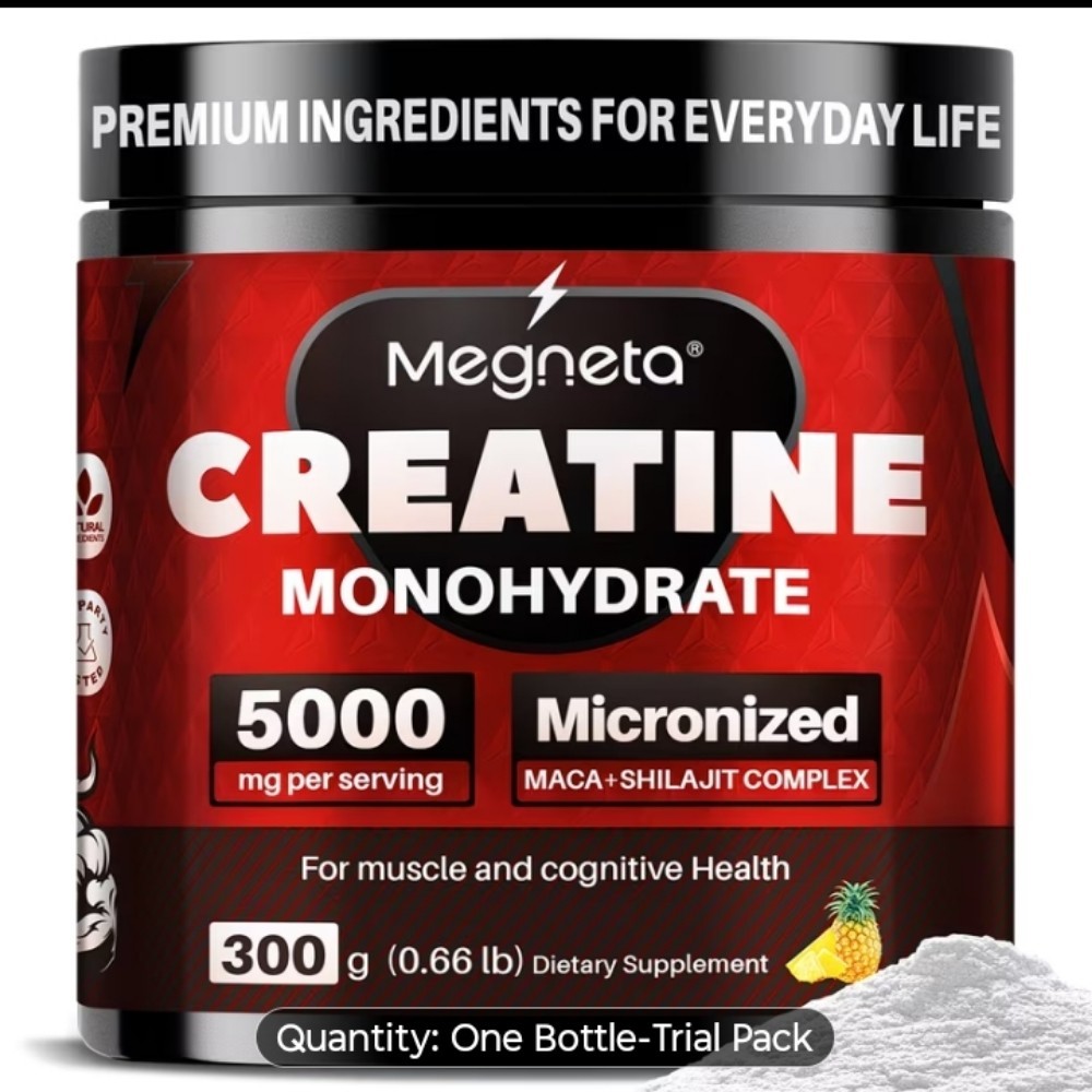 Creatine Monohydrate Powder 🍍 Flavor Sugar Free 2 Month Supply !