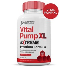 Vital Pump XL Extreme 1600MG For Men Premium Formula Supplement Pills 2 Pack