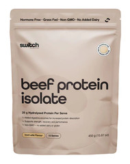 New Switch Nutrition Beef Protein Isolate Iced Latte 450g