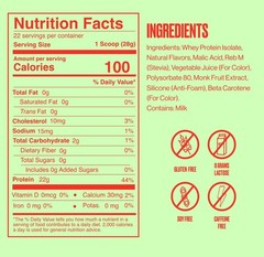 SEEQ Clear Protein Powder Watermelon Wave 22 Servings 22g Clear Whey Prote…