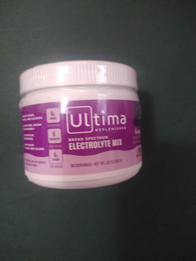 Ultima Replenisher Hydration Electrolyte Powder Grape 30 servings